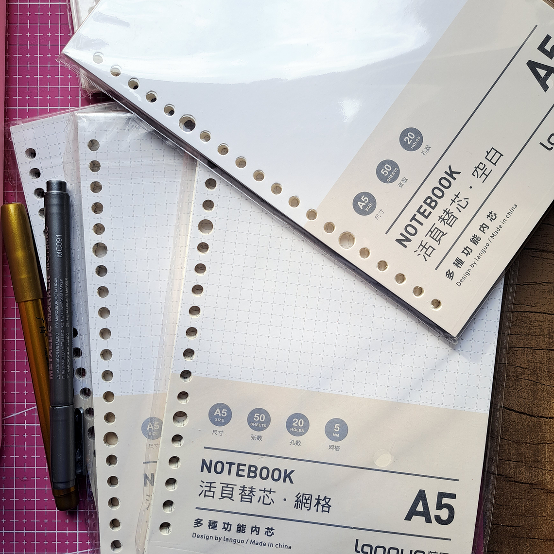 Hojas A5 para encuadernacion 1