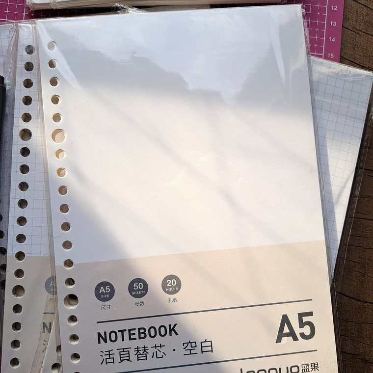 Hojas A5 para encuadernacion 2