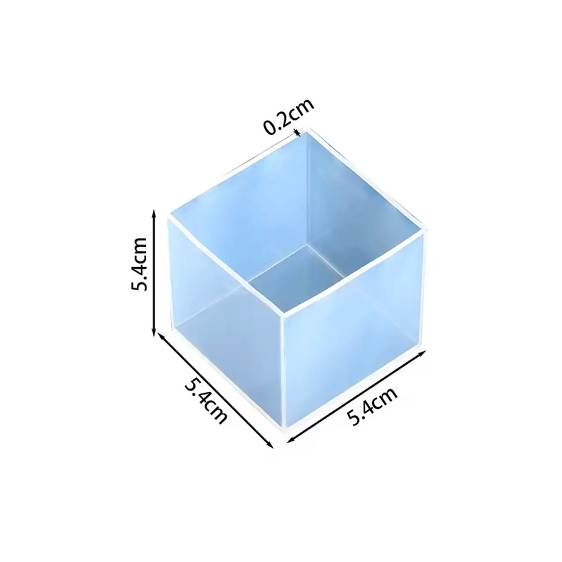 Molde silicona cubos 3