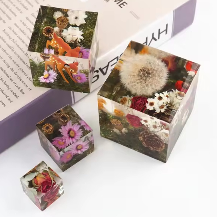 Molde silicona cubos 1