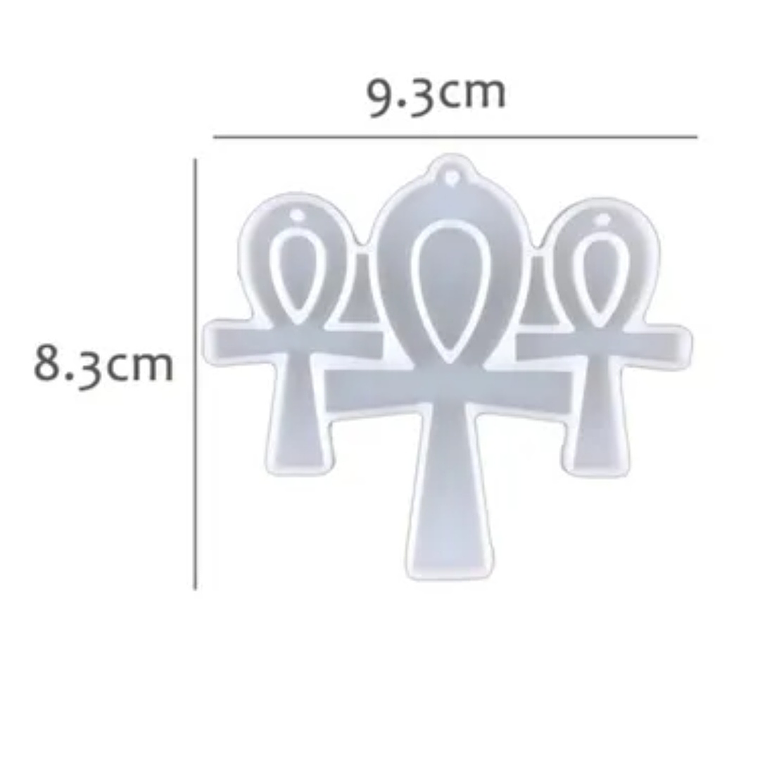 Molde silicona Cruz Ankh  2