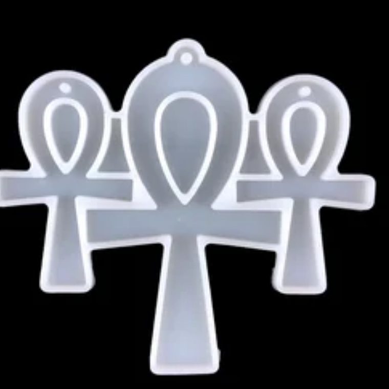 Molde silicona Cruz Ankh  1