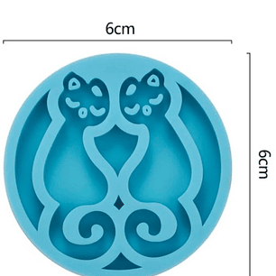 Molde silicona Aros Gatos