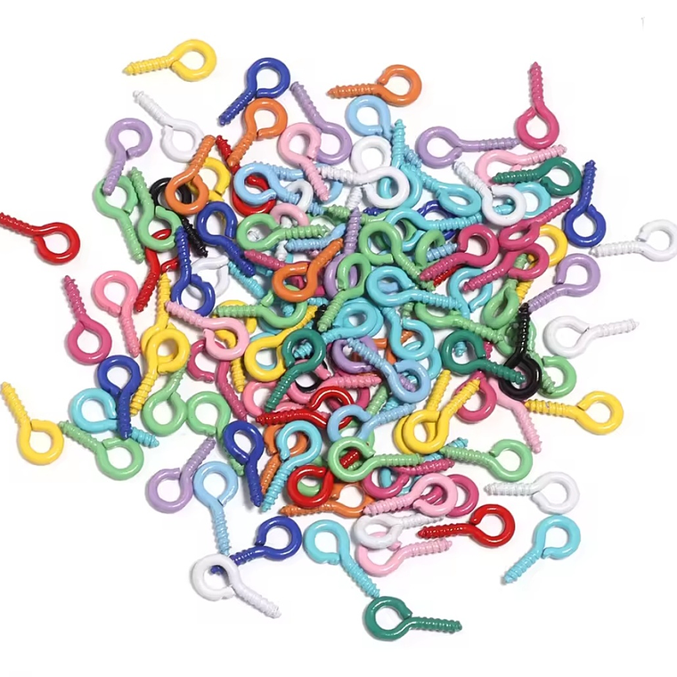 Cáncamos colores 5x10 mm 1