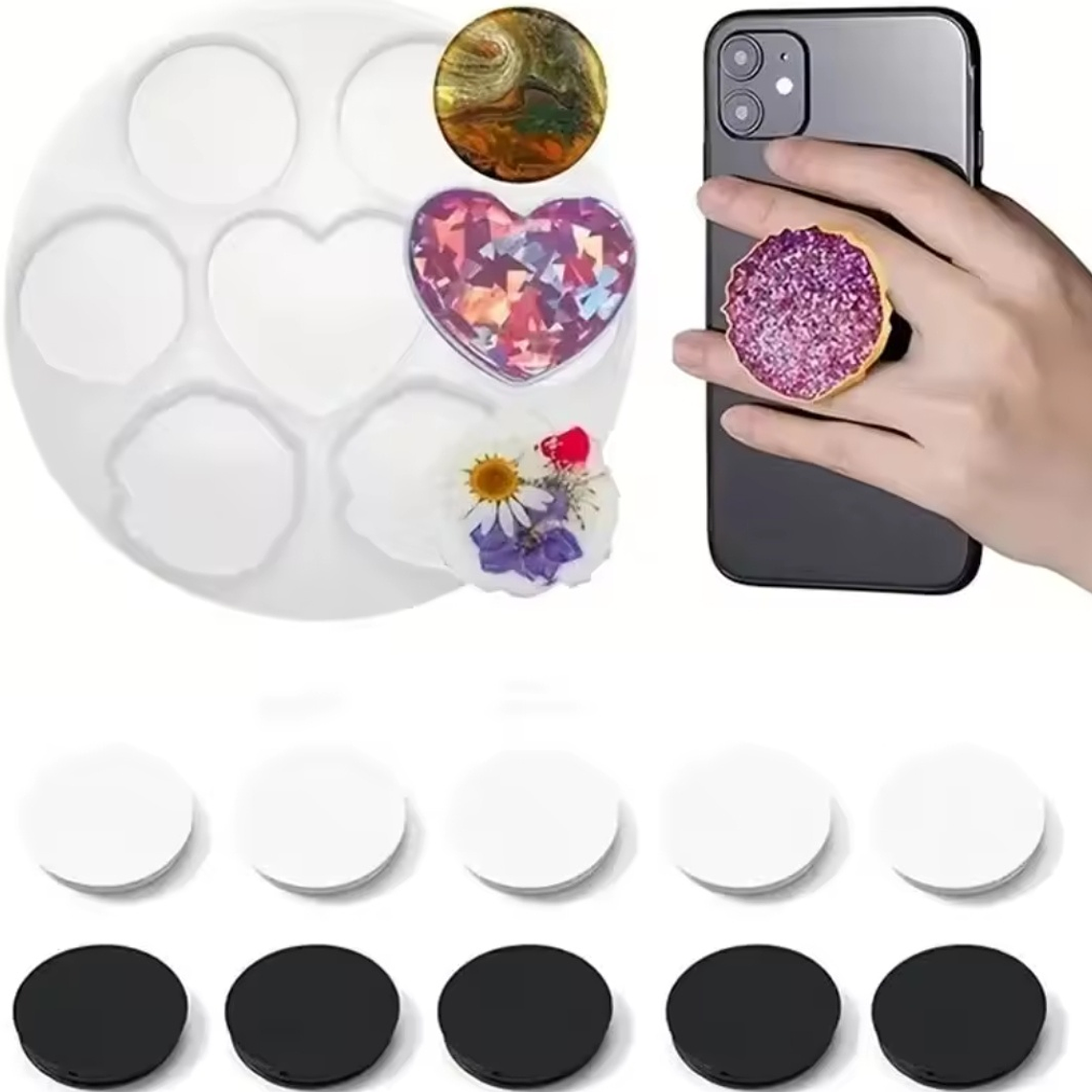 Popsockets Soporte Celular Sujetador 5 unidades 4