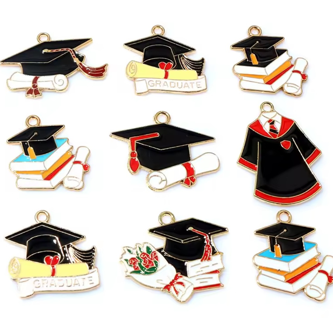 Dijes graduación bisuteria mix 3