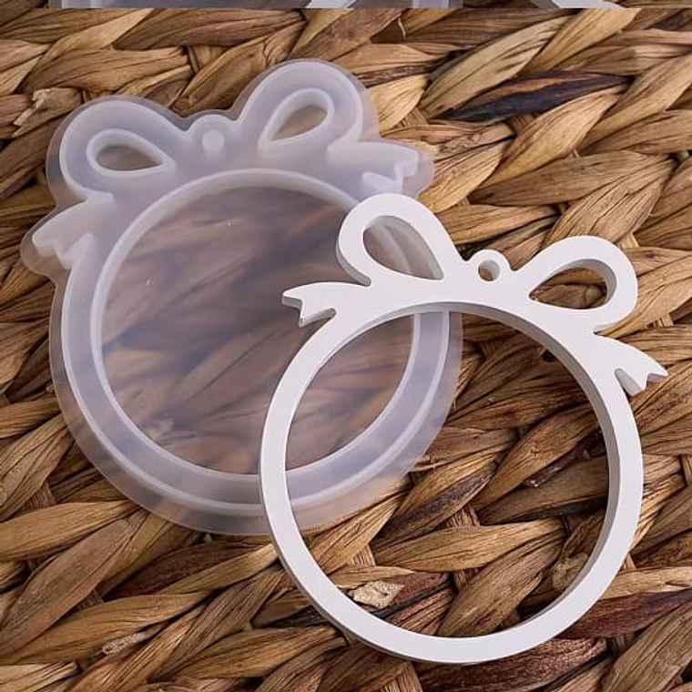 2 Moldes resina para adornos navideños 3