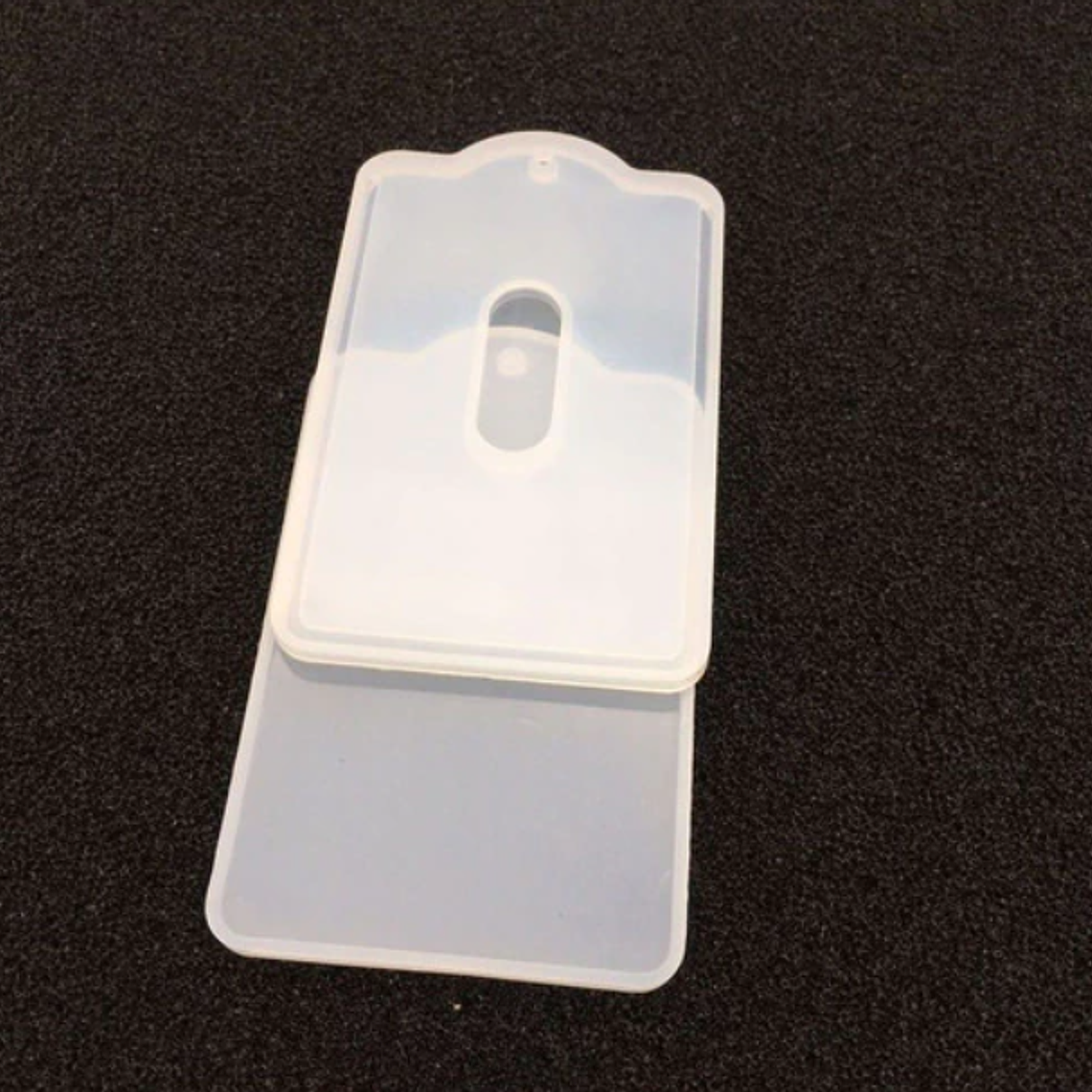 Molde silicona resina porta credenciales 3