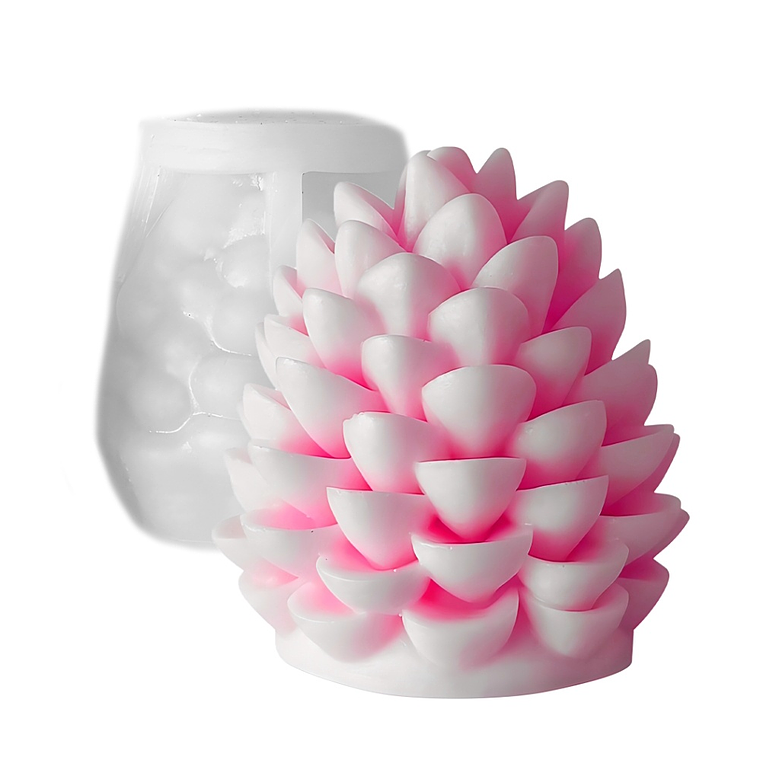Molde Silicona Piña Velas 8,1 X 7,5 CM 1