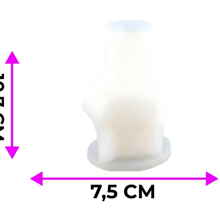 Molde de Silicona Ramo Tulipanes velas  2