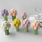 Molde de Silicona Ramo Tulipanes velas  - Miniatura 3