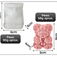 Molde silicona oso vela  - Miniatura 2