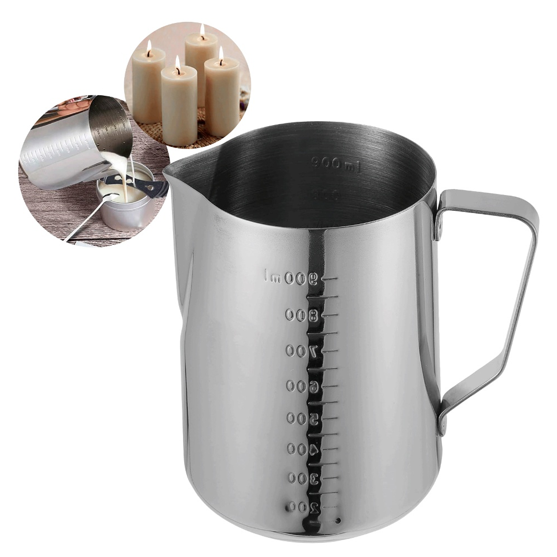 Jarra Medidora para derretir cera de vela  1