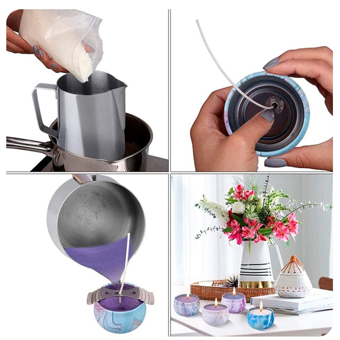 Jarra Medidora para derretir cera de vela  3