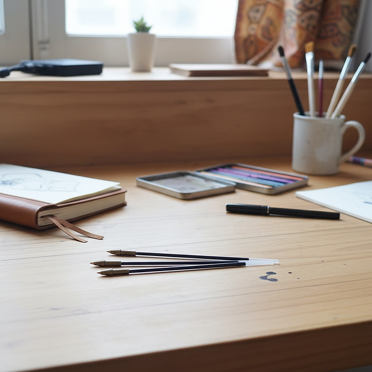 Tinta Repuesto lapiz resina punta redonda  2