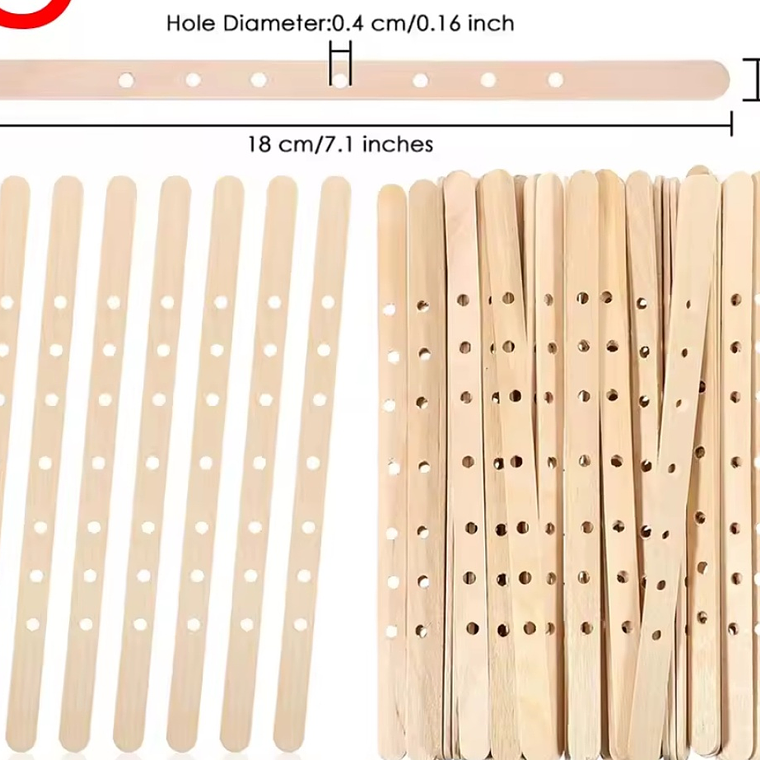 Centrador de mechas para velas (madera) 4