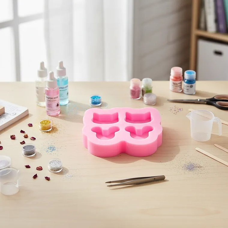 Moldes para resina Mickey - gatito pequeño 2