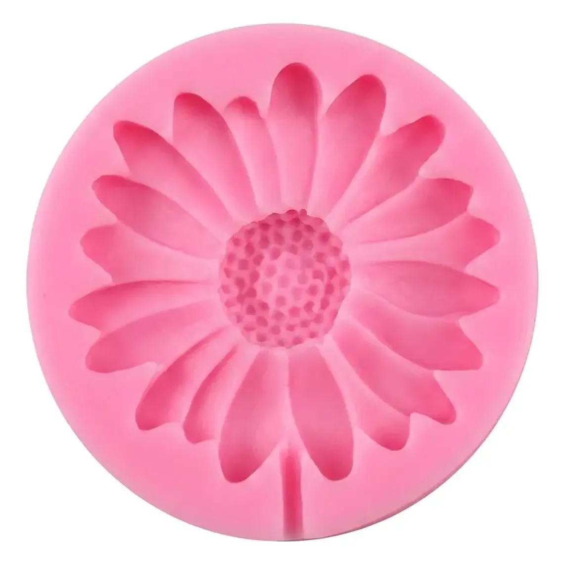 Moldes Silicona Velas Resina Forma Margarita Solitaria 1