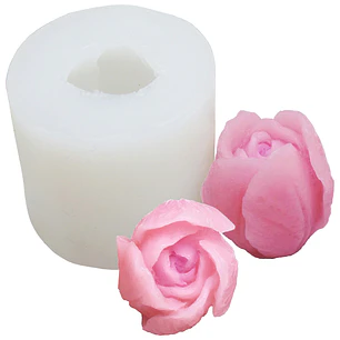 Molde Silicona Para Resina epóxica Velas Jabón Fondant Forma De Flor Tulipán 3d