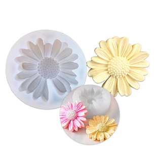 Moldes Silicona Velas Resina Forma Margarita 