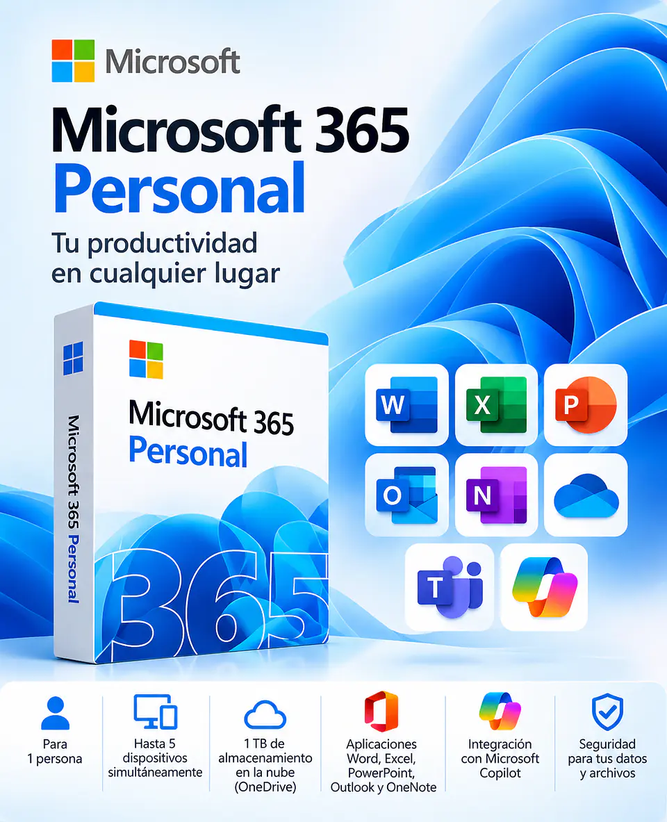 Microsoft 365 Personal – Suscripción individual 1
