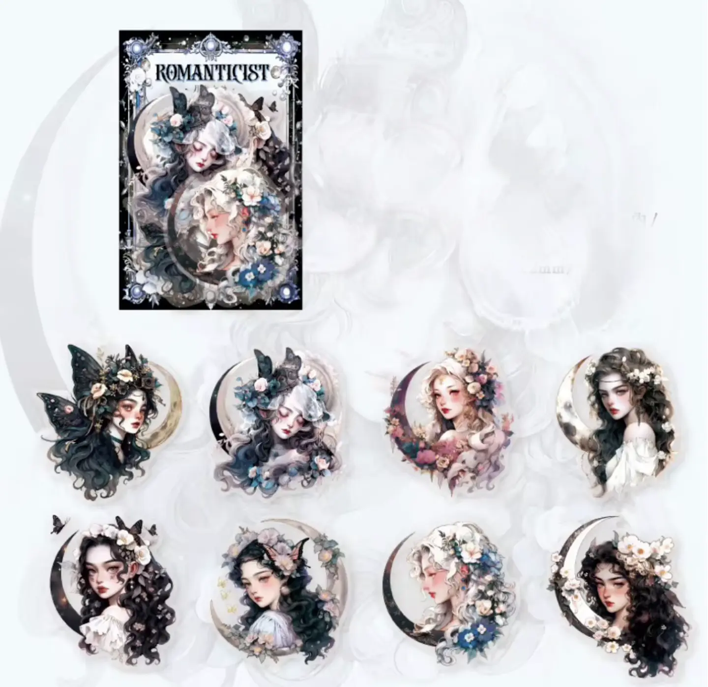 Stickers - Romanticist Moon & Bloom 2