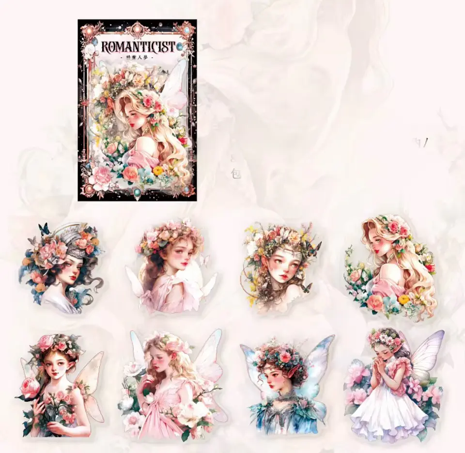 Set de Stickers “Romanticist Moon & Bloom” 3