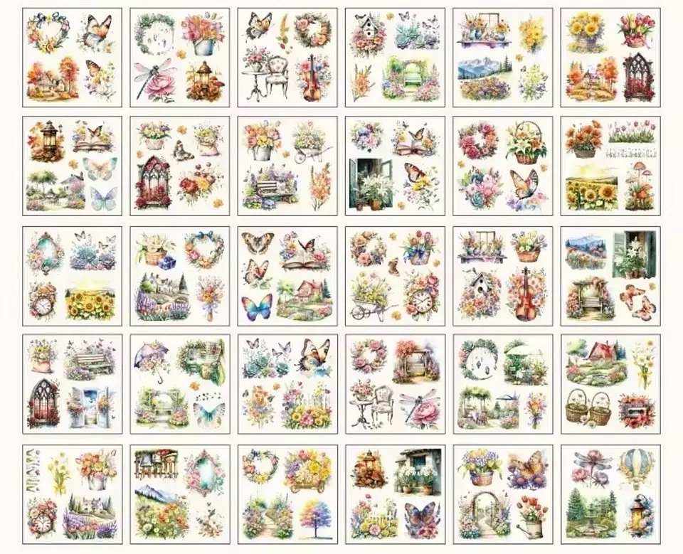 Libro de Stickers Naturaleza y Fantasía. 3