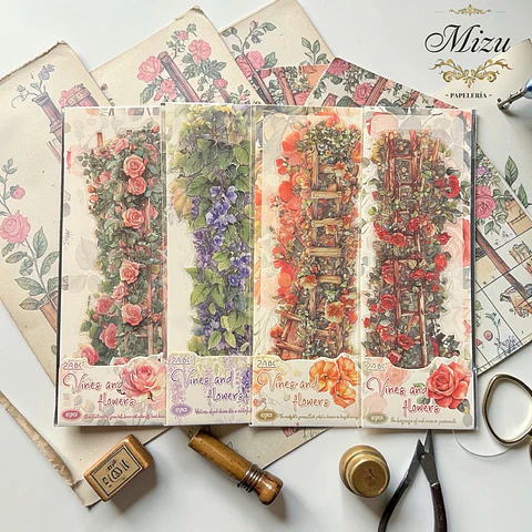 Stickers Vines and Flowers