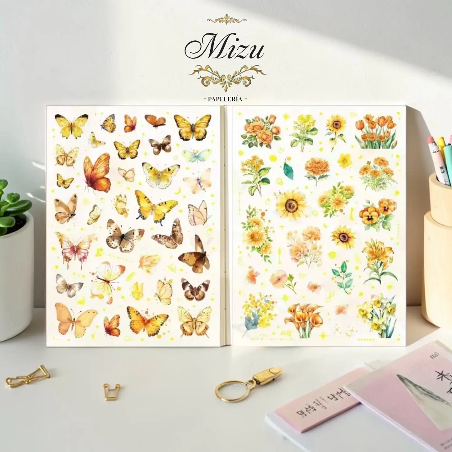 Stickers - Mariposas & Flores 2