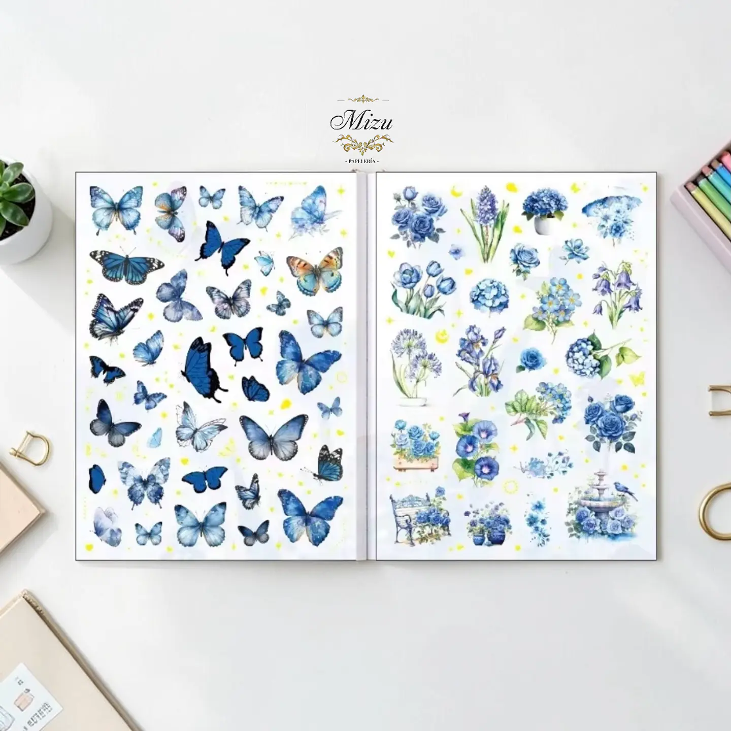 Stickers - Mariposas & Flores 3