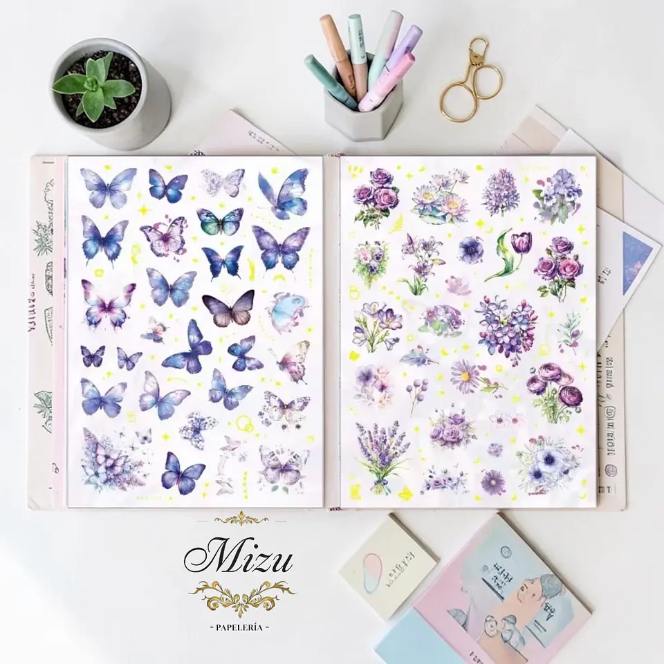 Flores y Mariposas. 5