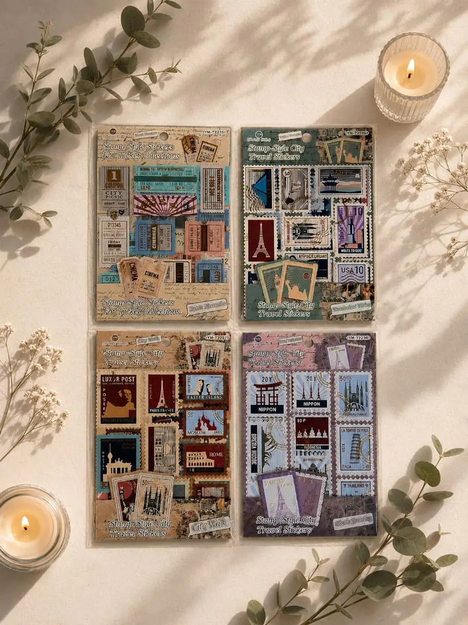 Estilo Vintage – Estampillas y Tickets 2