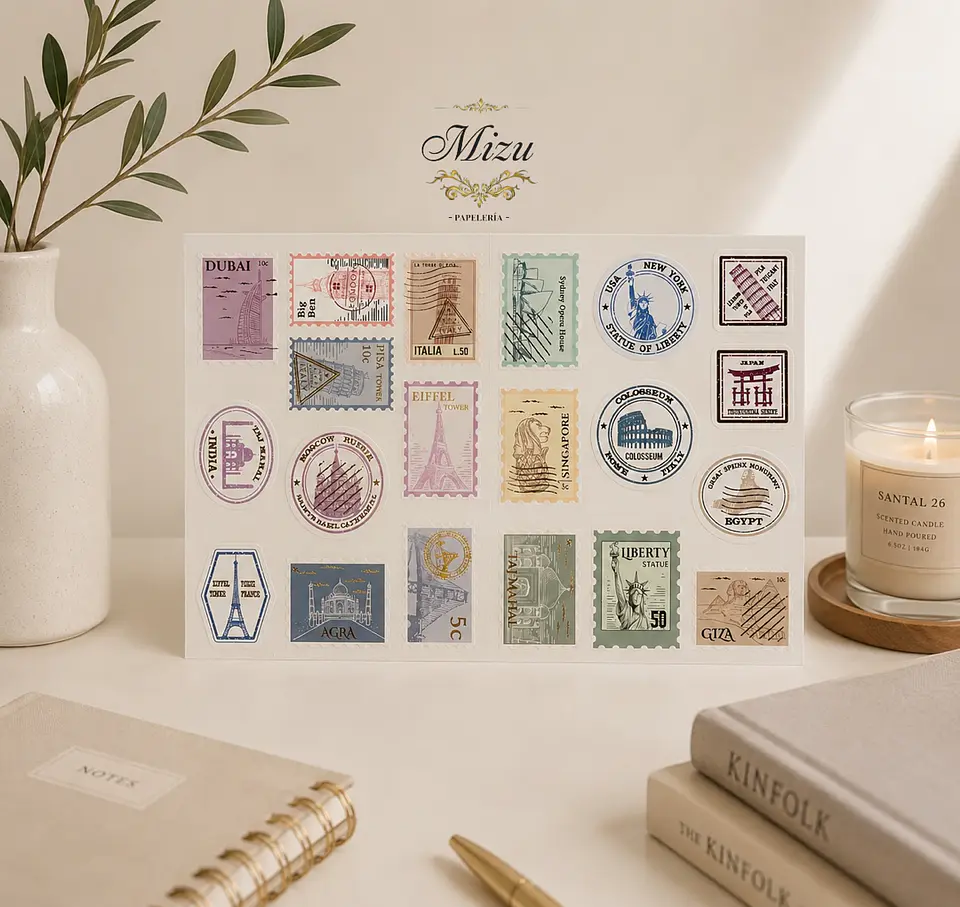 Estilo Vintage – Estampillas y Tickets 7