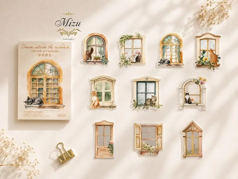 Marcos de Ventanas con Gatitos 🐾🌷 4