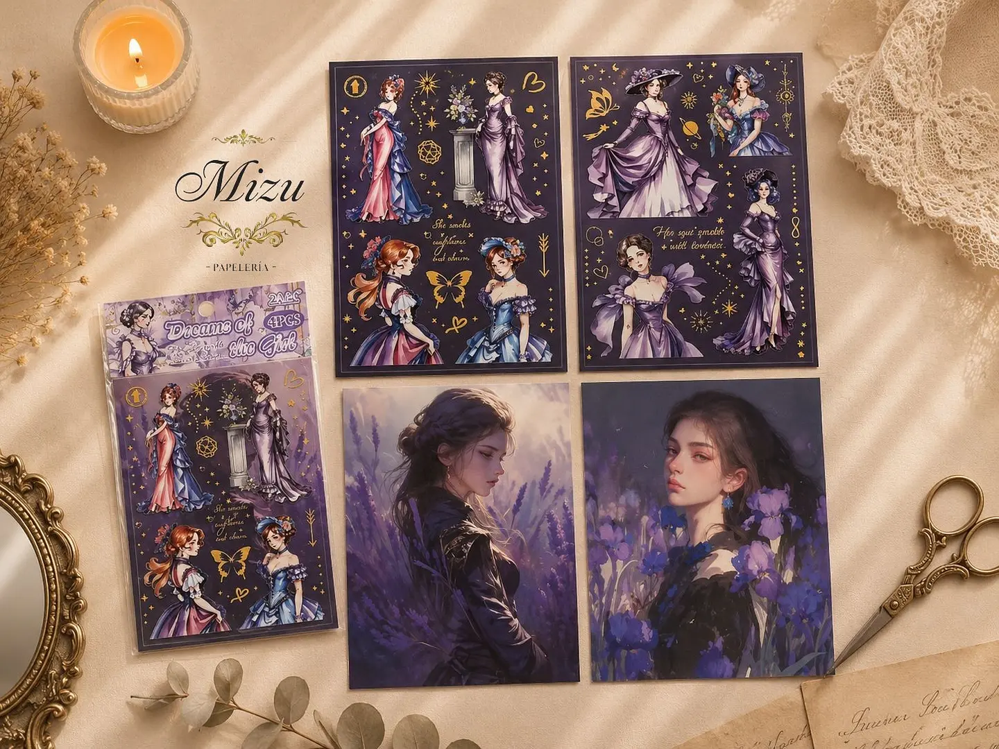 Stickers - Damas Vintage 4