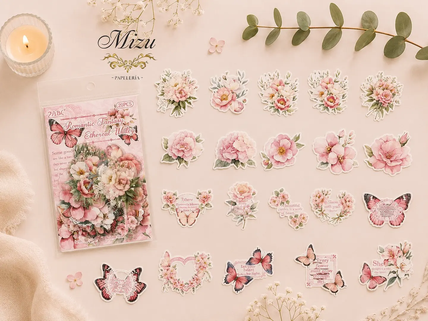 Floral Butterfly Set 2