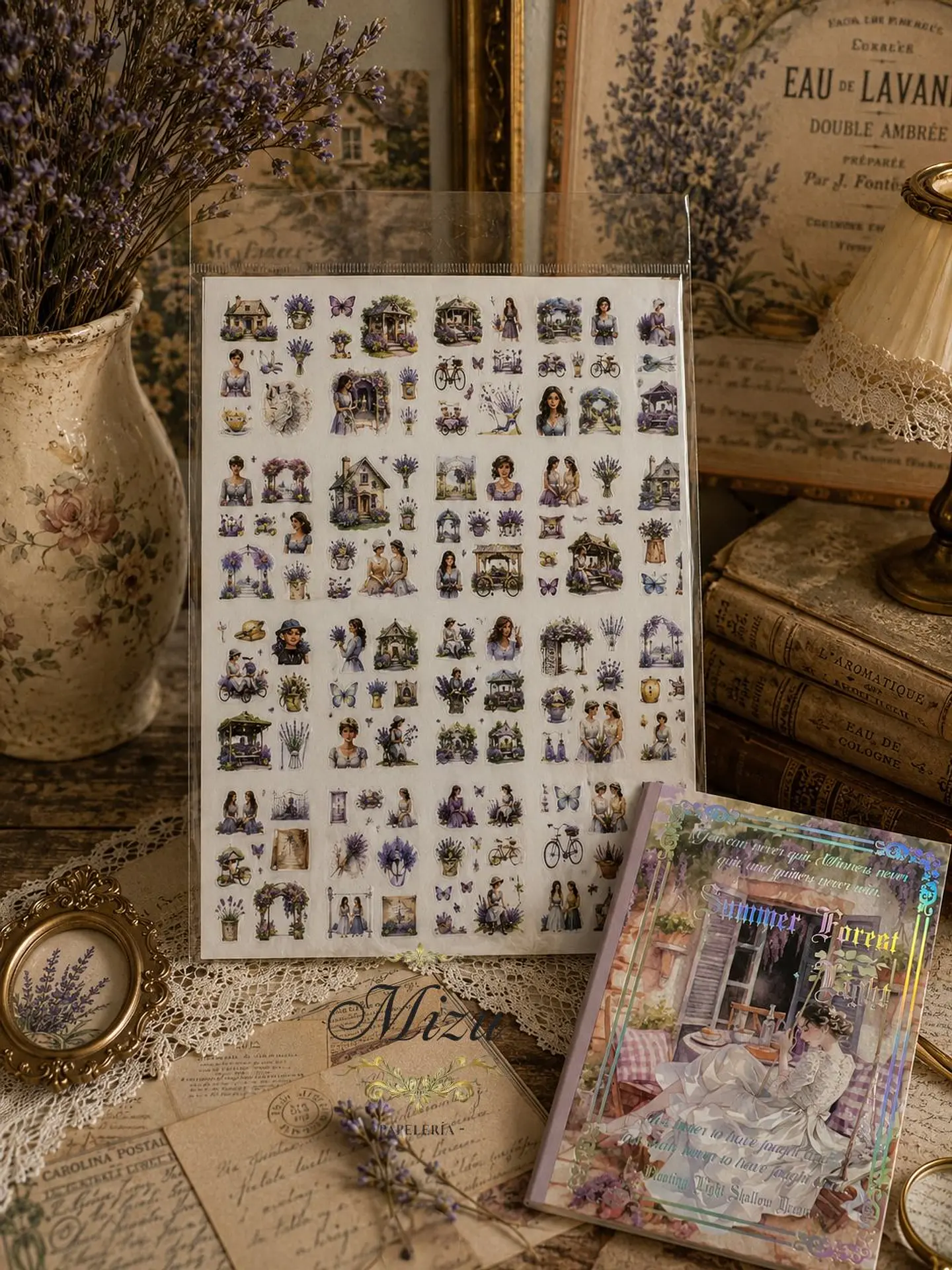 Libro de Stickers - Estética Vintage & Naturaleza 3
