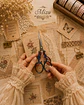 Accesorio - Tijeras Pequeñas de Acero Vintage - Miniatura 1