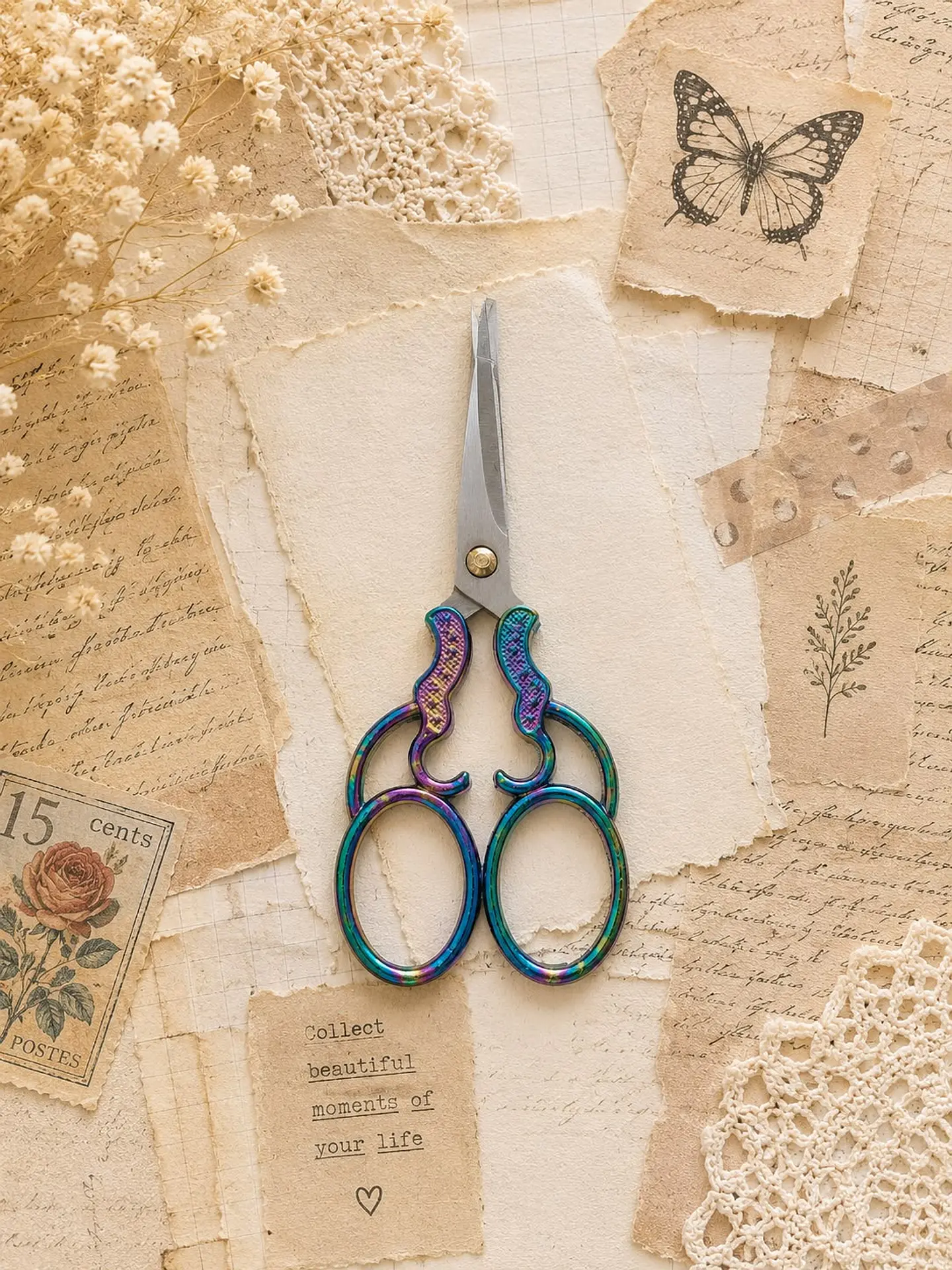 Accesorio - Tijeras Pequeñas de Acero Vintage 3