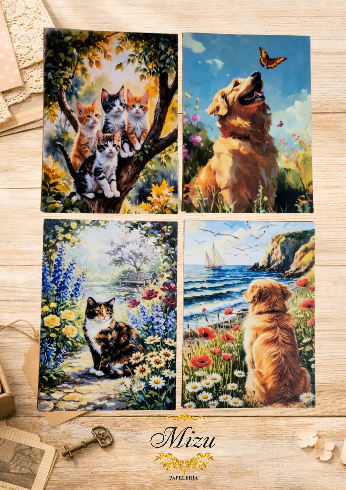 Pack Papelería - Cats & Dogs 1
