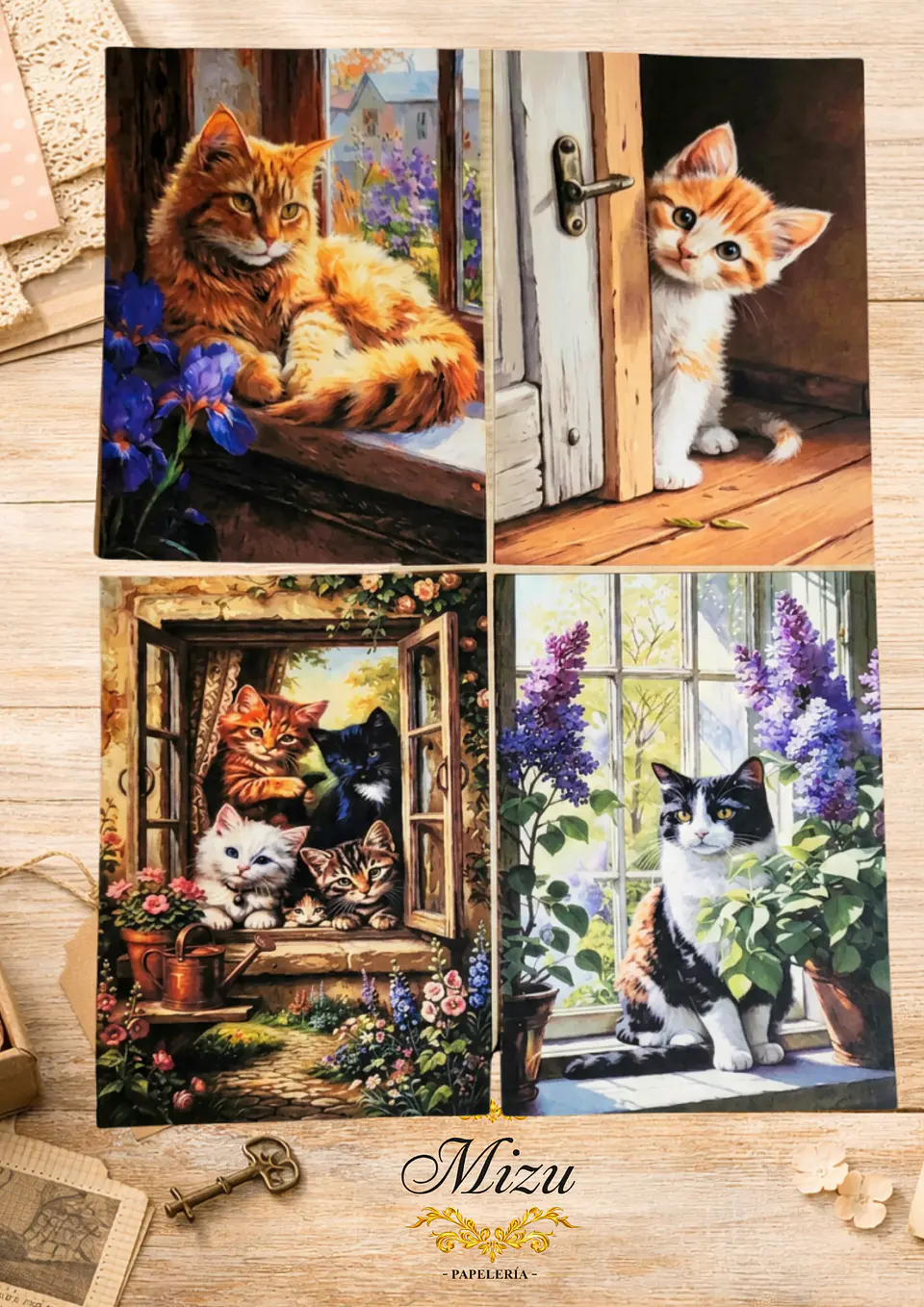 Pack Papelería - Cats & Dogs 4