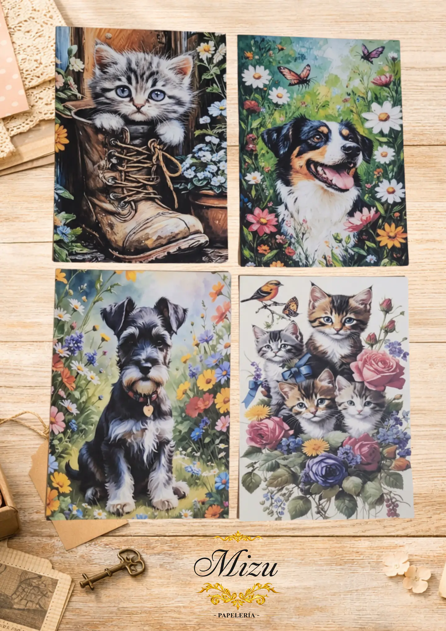 Pack Papelería - Cats & Dogs 5