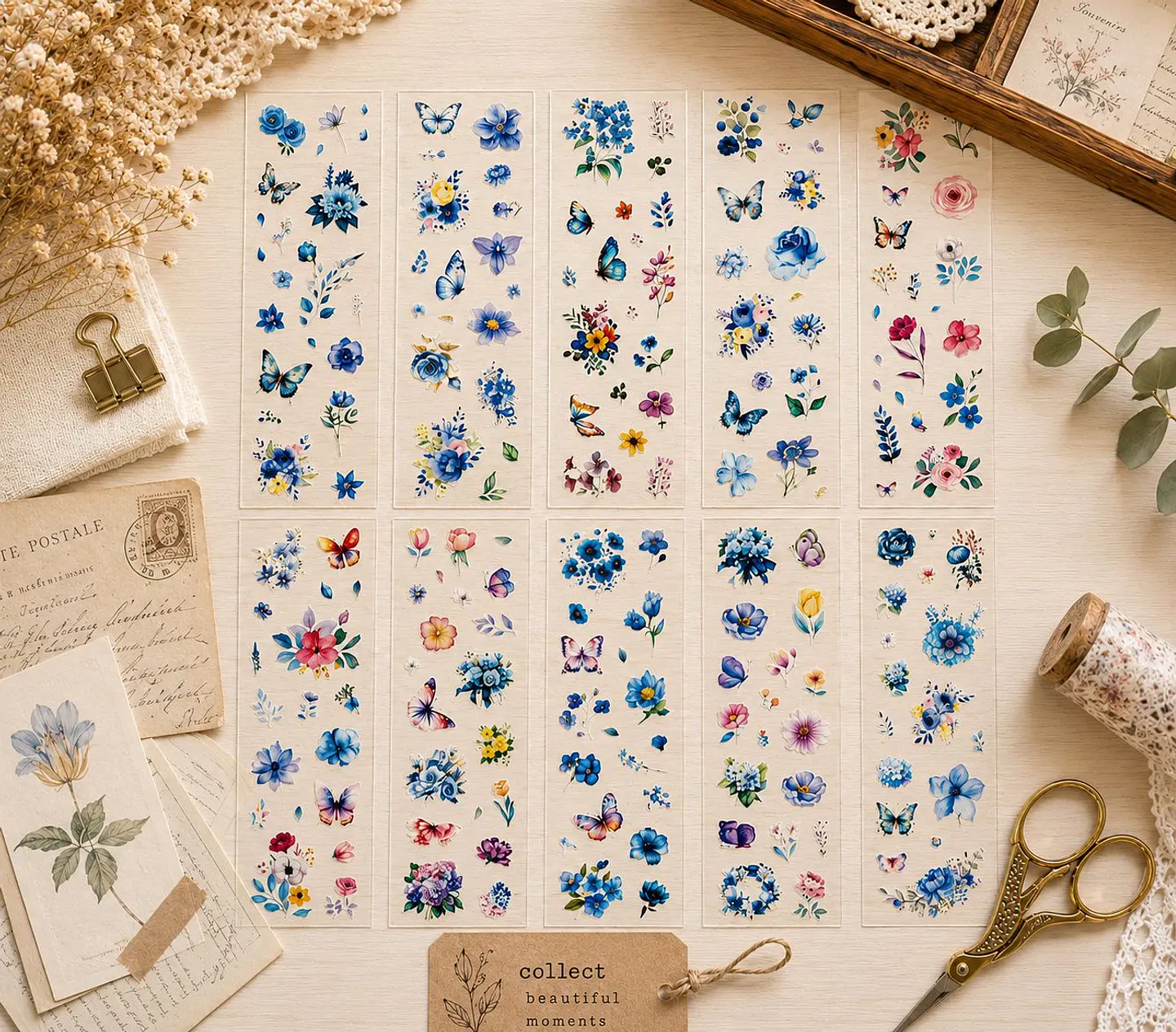 Stickers - Hojas Florales 2