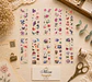 Stickers - Hojas Florales - Miniatura 4