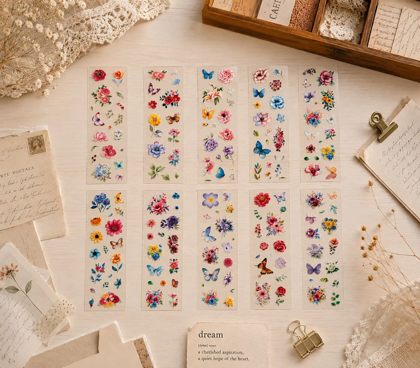 Stickers - Hojas Florales 5