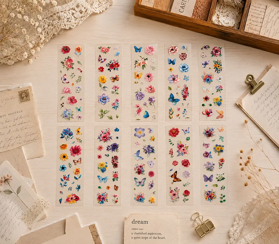 Stickers - Hojas Florales 5