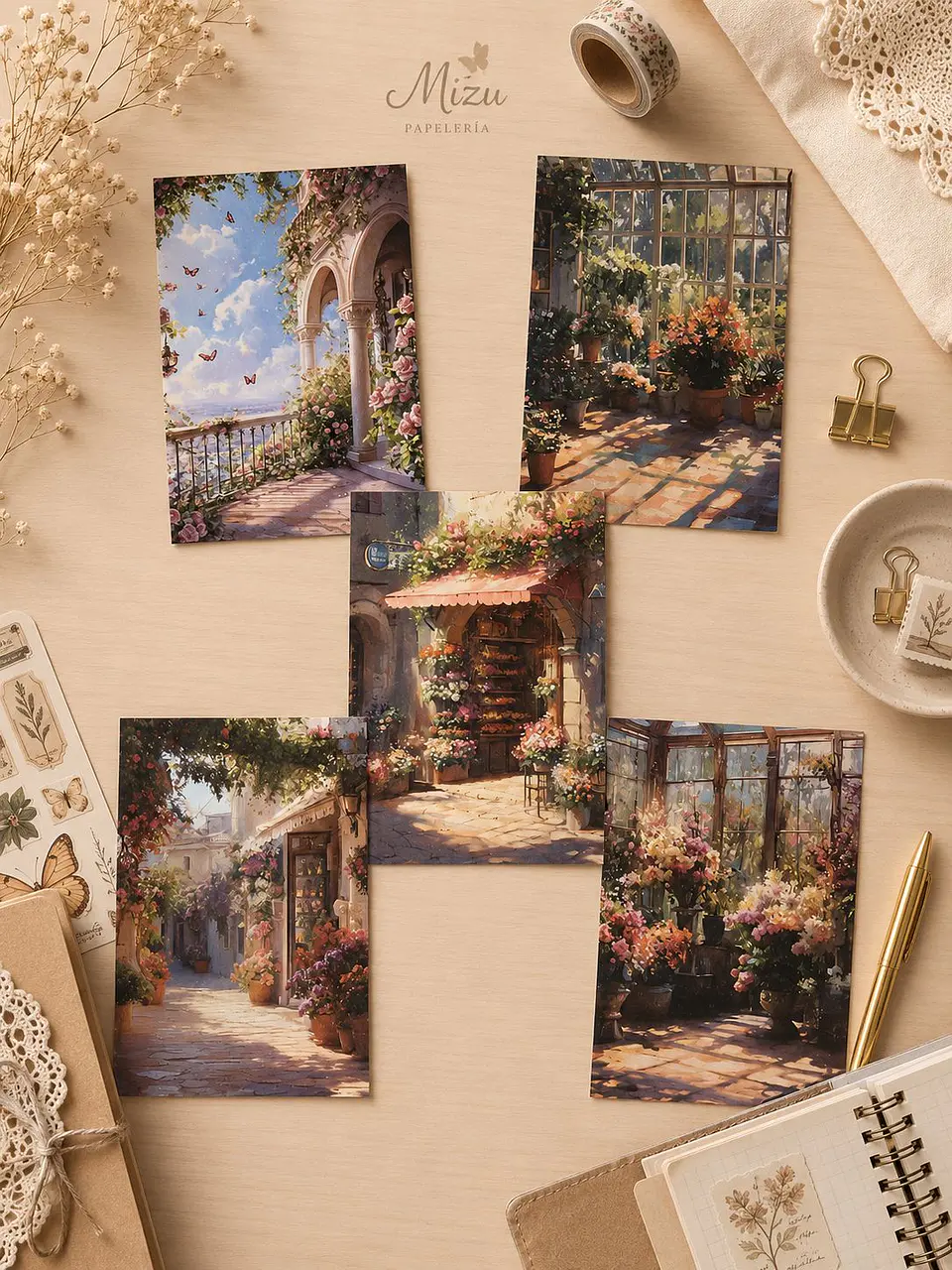 Pack Papelería - Rincones Vintage 3