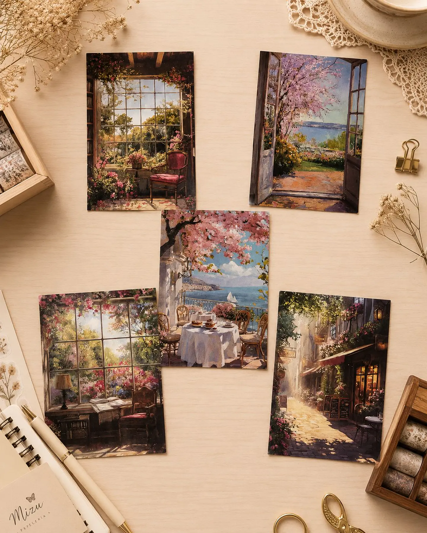 Pack Papelería - Rincones Vintage 1