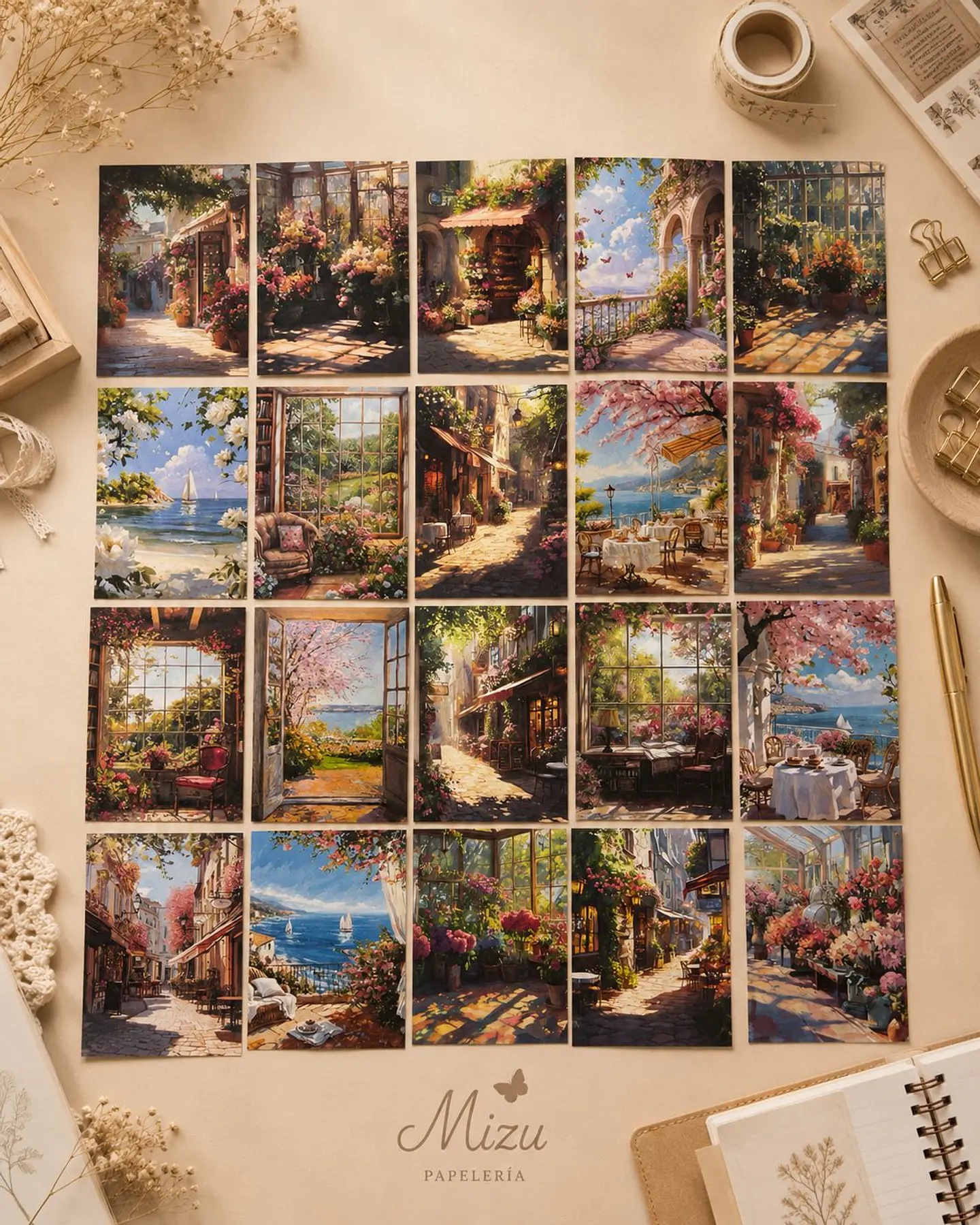 Pack Papelería - Rincones Vintage 5